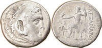 Tetradrachm Coin, Alexander III, Seleucid countermark, Silver -