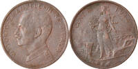 Italy Centesimo Coin, Vittorio Emanuele III, Rome, Bronze -