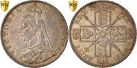 Great Britain Double Florin Victoria, London, Silver, PCGS -