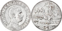 Italy Lira Coin, Vittorio Emanuele III, Rome, Silver, KM:45 -