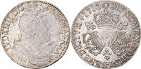 France Ecu Coin, Louis XIV, Écu aux 3 couronnes, Reims -