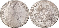 France Ecu Coin, Louis XIV, Écu aux 3 couronnes, Amiens -