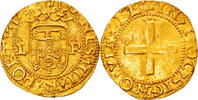 Portugal Cruzado 1521-1557 Lisbon Coin, Joao III, Lisbon, Rare, Gold EF(40-45)