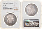 Haiti Gourde Coin, Very rare, NGC, MS(60-62), Silver, KM:Pn84 -