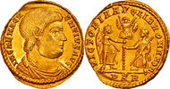 Solidus Magnentius, Arles, Very rare, Gold, RIC:132 -