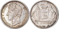 Monaco 2 Francs Coin, Honore V, ESSAI, Silver -
