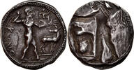 Stater Bruttium, Kaulonia, Silver, HGC:1-1417, HN -