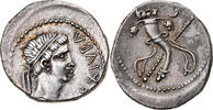 Denarius Coin, Mauretanian Kingdom, Juba II, Caesarea -