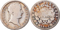 France Franc Coin, Napoléon I, Strasbourg, Silver, KM:692.3 -