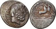 Denarius Coin, Tituria, Rome, Silver, Babelon:6 -
