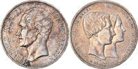 Belgium 5 Francs Coin, Leopold I, Silver, KM:2.1 -