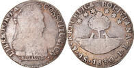 Bolivia 4 Soles Coin, Potosi, Silver, KM:96a.2 -