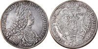 AUSTRIAN STATES Thaler Coin, Karl VI, Hall, Silver -