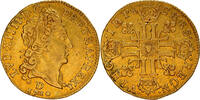 France 1/2 Louis d'or au Soleil Louis XIV, Lyon, Gold, AU(50-53) -