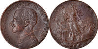 Italy 2 Centesimi Coin, Vittorio Emanuele III, Rome, Bronze -