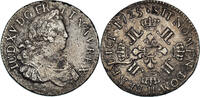 France Ecu Coin, Louis XV, Écu aux 8 L, La Rochelle, Tresor du Chameau -