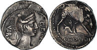 Denarius Coin, Hosidia, Rome, Silver, Crawford:407/2 -