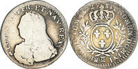 France 12 Sols, 1/10 ECU Coin, Louis XV, 1/10 Écu aux branches d'olivier -