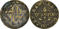 Spain 4 Quartos Coin, BARCELONA, Joseph (Jose) Napolean, Barcelona -