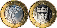 Finland 5 Euro Province sud-ouest, Bi-Metallic, KM:158 -