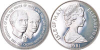 Isle of Man Crown Coin, Elizabeth II, Pobjoy Mint, Proof -