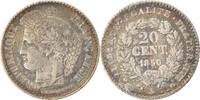 France 20 Centimes Coin, Cérès, Paris, Silver, KM:758.1 -