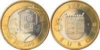 Finland 5 Euro Maison traditionnelle d'Ostrobotnie, Bi-Metallic -