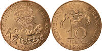 France 10 Francs Coin, La conquête, Paris, Nickel-Bronze -