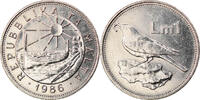 Malta Lira Coin, British Royal Mint, Nickel, KM:82 -