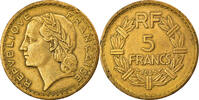 France 5 Francs Coin, Lavrillier, Paris, Aluminum-Bronze -