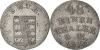 German States 1/48 Thaler Coin, SAXE-WEIMAR-EISENACH, Karl August -