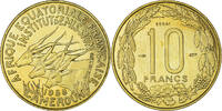 10 Francs 1958 (a) Kamerun Münze, Paris, ESSAI, VZ+, Aluminum-Bronze, KM:E8 VZ+