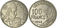 France 100 Francs Coin, Cochet, Copper-nickel, KM:919.1 -