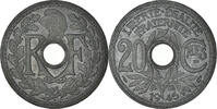 France 20 Centimes Coin, Paris, Zinc, KM:E88, Gadoury:324 -