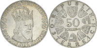 Austria 50 Schilling Coin, Silver, KM:2898 -