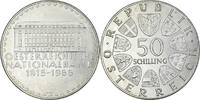 Austria 50 Schilling Coin, National Bank, Silver, KM:2900 -