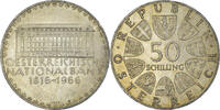 Austria 50 Schilling Coin, National Bank, Silver, KM:2900 -