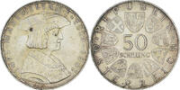 Austria 50 Schilling Coin, Silver, KM:2906 -
