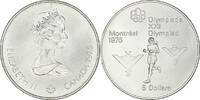 Canada 5 Dollars Coin, Elizabeth II, Marathon, Silver, KM:98 -