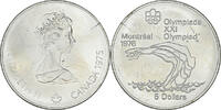 Canada 5 Dollars Coin, Elizabeth II, Platform Diver, Silver -