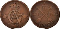 Sweden 1/2 Skilling Coin, Gustaf IV Adolf, Copper, KM:565 -
