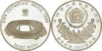 KOREA-SOUTH 5000 Won Coin, BE, Silver, KM:60 -