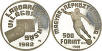 Hungary 500 Forint, Otszaz Coin, BE, Silver, KM:624 -