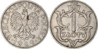 Poland Zloty Coin, Warsaw, Nickel, KM:14 -
