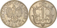 Poland Zloty Coin, Warsaw, Nickel, KM:14 -