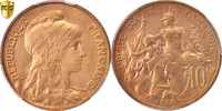 France 10 Centimes Coin, Dupuis, Paris, PCGS, Genuine -