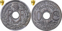 France 10 Centimes Lindauer, Paris, Copper-nickel, PCGS -