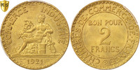 France 2 Francs Coin, Chambre de commerce, Paris, PCGS, MS64 -