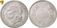 France 5 Francs Coin, Lavrillier, Beaumont le Roger, PCGS, MS64 -