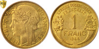 French West Africa Franc 1944 (l) Coin, Paris, PCGS, MS64+ MS(64)